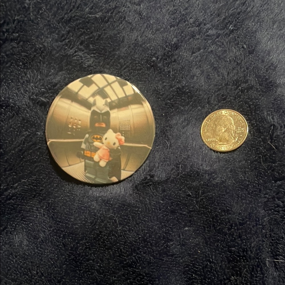 Batman Button Pin